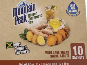 Mountain Peak Sweetened Ginger Tumeric Tea
